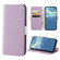 Samsung Galaxy A02s / A03s 166mm Candy Color Litchi Texture Leather Phone Case - Light Purple