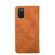 Samsung Galaxy A03s 164.2mm Skin Feel Magnetic Horizontal Flip Leather Phone Case - Light Brown
