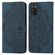 Samsung Galaxy A03s 166mm Mandala Embossed Flip Leather Phone Case - Blue
