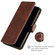 Samsung Galaxy A03s 165.8mm US Version JUNSUNMAY Calf Texture Leather Phone Case - Brown