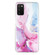 Samsung Galaxy A03s IMD Marble Pattern TPU Phone Case - Pink Blue