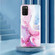 Samsung Galaxy A03s IMD Marble Pattern TPU Phone Case - Pink Blue