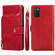 Samsung Galaxy A03s 165.85mm Zipper Bag PU + TPU Horizontal Flip Leather Phone Case - Red