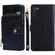 Samsung Galaxy A03s 165.85mm Zipper Bag PU + TPU Horizontal Flip Leather Phone Case - Black