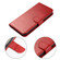 Samsung Galaxy A03s Calf Texture Buckle Flip Leather Phone Case - Red