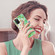 Samsung Galaxy A03s 166.5mm EU Version Ring Holder 2.0mm Airbag TPU Phone Case - Gold Heart