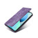 Samsung Galaxy A03S US 165.85mm RFID Anti-theft Brush Magnetic Leather Phone Case - Purple