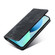 Samsung Galaxy A03S US 165.85mm RFID Anti-theft Brush Magnetic Leather Phone Case - Black