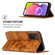 Samsung Galaxy A03s 164mm India Football Texture Magnetic Leather Flip Phone Case - Khaki