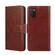 Samsung Galaxy A03S US Version 165.85mm Crystal Texture Leather Phone Case - Brown