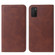 Samsung Galaxy A02s US / M02s / A03s 164mm Magnetic Closure Leather Phone Case - Brown