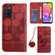 Samsung Galaxy A03S 164mm India Crossbody Football Texture Magnetic PU Phone Case - Red