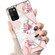 Samsung Galaxy A03s Electroplated Marble Pattern TPU Phone Case - Rose Pink White