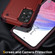 Samsung Galaxy A03s 164mm India 2 in 1 Soft TPU Hard PC Phone Case - Red Rose Red