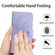 Samsung Galaxy A03S 166mm Skin Feel Sun Flower Pattern Flip Leather Phone Case with Lanyard - Purple