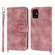 Samsung Galaxy A03s 166 Skin-feel Flowers Embossed Wallet Leather Phone Case - Pink
