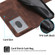 Samsung Galaxy A03s 166 Skin-feel Flowers Embossed Wallet Leather Phone Case - Brown