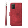 Samsung Galaxy A03s 166mm BETOPNICE Dual-side Buckle Leather Phone Case - Red