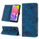 Samsung Galaxy A03s 165.8mm US Skin-feel Embossed Leather Phone Case - Blue