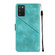 Samsung Galaxy A03s 166.6mm Skin-feel Embossed Leather Phone Case - Green