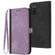 Samsung Galaxy A03s Side Buckle Double Fold Hand Strap Leather Phone Case - Purple