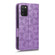 Samsung Galaxy A03s 164.2mm Symmetrical Triangle Leather Phone Case - Purple
