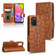 Samsung Galaxy A03s 164.2mm Symmetrical Triangle Leather Phone Case - Brown