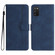 Samsung Galaxy A03s 166mm Heart Pattern Skin Feel Leather Phone Case - Royal Blue