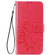 Samsung Galaxy A03s 166mm Four-leaf Clasp Embossed Leather Case with Lanyard & Card Slot & Wallet & Holder - Rose Red