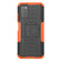 Samsung Galaxy A03S 164mm Tire Texture Shockproof TPU+PC Protective Case with Holder - Orange