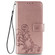 Samsung Galaxy A03s 164mm Four-leaf Clasp Embossed Leather Case with Lanyard & Card Slot & Wallet & Holder - Rose Gold