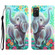 Samsung Galaxy A03s Colored Drawing Leather Phone Case - Elephant