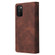 Samsung Galaxy A03s 166.5mm Multifunctional Frosted Zipper Wallet Leather Phone Case - Coffee