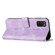 Samsung Galaxy A03s 166mm Dream Triangle Leather Phone Case with Lanyard - Purple