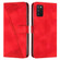 Samsung Galaxy A03s 164mm Dream Triangle Leather Phone Case with Lanyard - Red