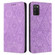 Samsung Galaxy A03s 166mm Ethnic Embossed Adsorption Leather Phone Case - Purple