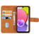 Leather Phone Case Samsung Galaxy A03s 166mm Version - Brown