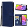 Leather Phone Case Samsung Galaxy A03s 166mm Version - Blue