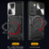 Samsung Galaxy A03s CD Texture Sliding Camshield Magnetic Holder Phone Case - Black