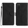 Samsung Galaxy A03s 165.8mm Stitching Embossed Leather Phone Case - Black