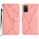 Samsung Galaxy A03s 165.8mm Stitching Embossed Leather Phone Case - Pink