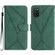 Samsung Galaxy A03s 166mm Stitching Embossed Leather Phone Case - Green