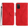 Samsung Galaxy A03s 165.8mm Stitching Embossed Leather Phone Case - Red