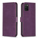 Samsung Galaxy A03s / A02s Plaid Embossed Leather Phone Case - Purple