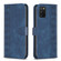 Samsung Galaxy A03s / A02s Plaid Embossed Leather Phone Case - Blue