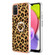 Samsung Galaxy A03s US Version Electroplating Dual-side IMD Phone Case with Ring Holder - Leopard Print