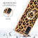 Samsung Galaxy A03s US Version Electroplating Dual-side IMD Phone Case with Ring Holder - Leopard Print