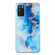 Samsung Galaxy A03s EU Version IMD Shell Pattern TPU Phone Case - Blue Gold Marble