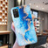 Samsung Galaxy A03s EU Version IMD Shell Pattern TPU Phone Case - Blue Gold Marble