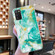 Samsung Galaxy A03s EU Version IMD Shell Pattern TPU Phone Case - Green Marble